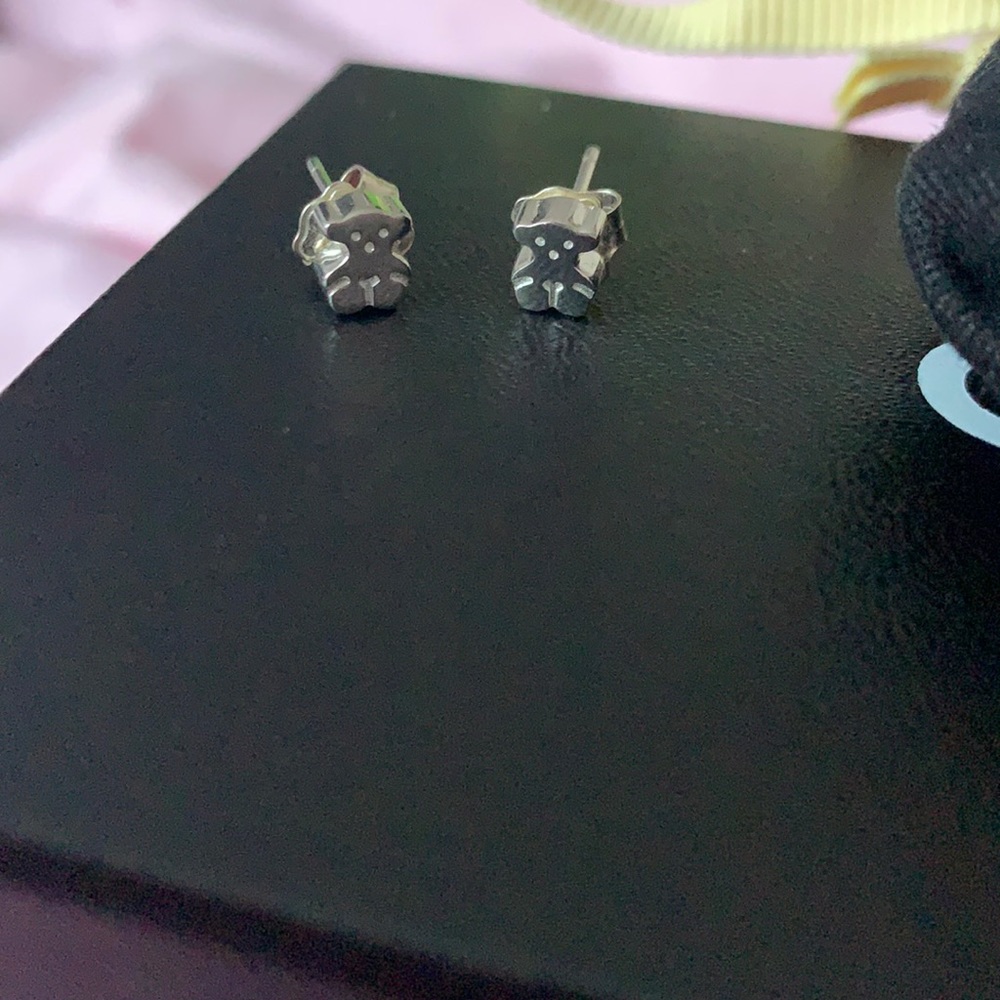 Tous mini bear earrings